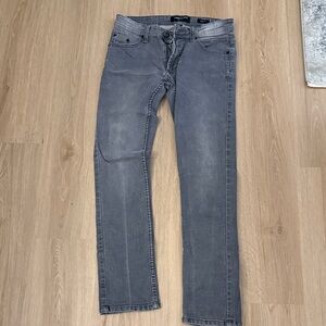 Kenneth Cole Men's Slim Gray Jeans